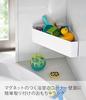 Yamazaki Magnetic Bathroom Corner Toy Rack, White, Approx. 33 X 18.5 X 10 Cm, Tower 4264