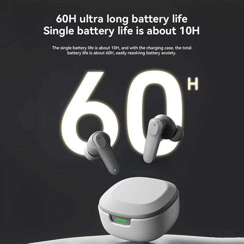 Căști Wireless cu Anulare a Zgomotului ENC, Căști In-Ear, Căști Stereo HiFi pentru Muzică cu Microfon HD, Căști cu Latentă Scăzută, Căști Rezistente la Apă