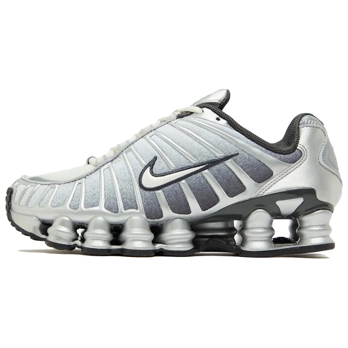 Nike Shox TL Metallic Silver Men Sneakers Grey Summit-White Wolf-Grey IH4466-095 44.5