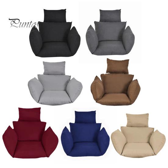 Egg Chair Cushion Swing Chair Cushion with Headrest Washable Hanging Basket Seat Cushion Replacement for Patio Garden Egg Chair