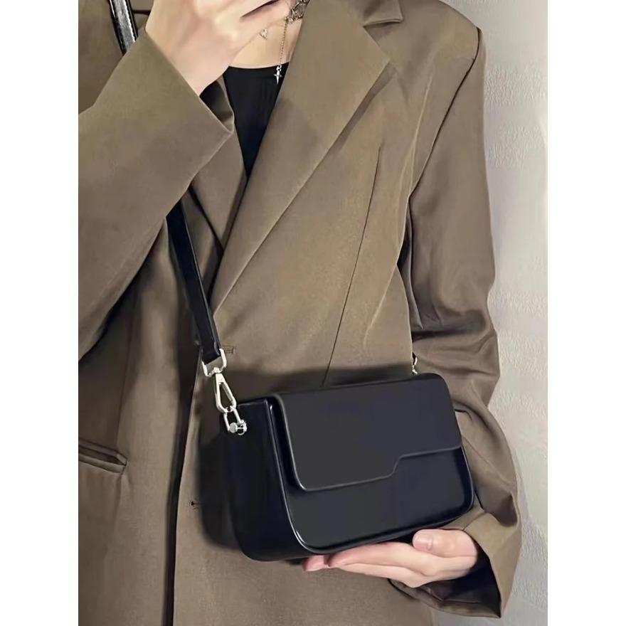 Umhängetaschen Mode PU-Leder Box Schultertaschen für Frauen Lässige Handytaschen Stilvolle kleine quadratische Taschen Damenhandtaschen