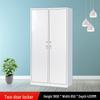 OIMG Thickened 2-Door Steel Locker Cabinet with Lock