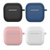 Custodia protettiva per Airpods 4 (2024) Custodia morbida in silicone per auricolari con clip per il trasporto, anti-caduta, antipolvere, facile da ricaricare, portatile, resistente alla polvere, auricolare
