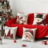 New Christmas Linen Pillowcase Cover - Home Decor Cushion 