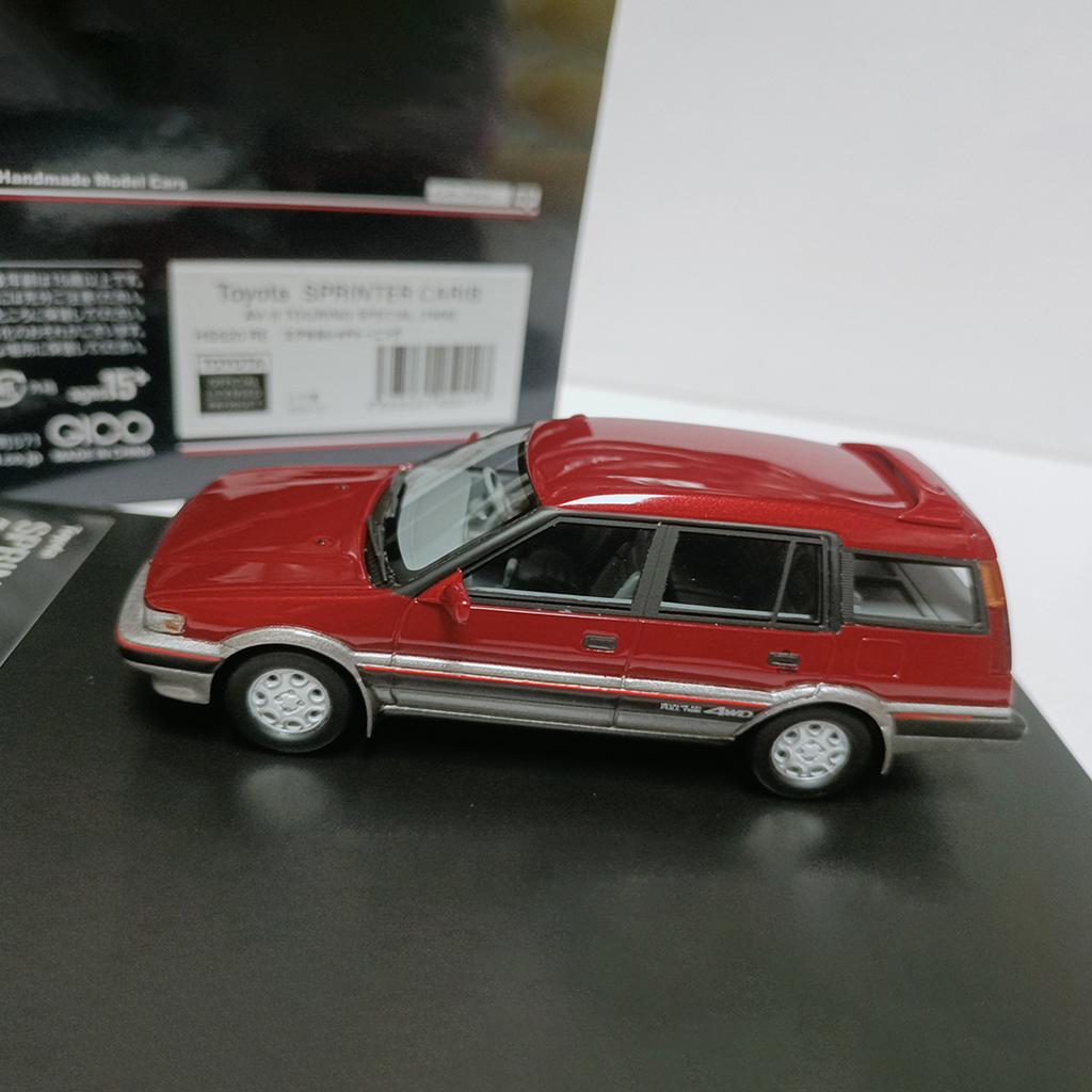 Hi Story 1:43 Scale Resin Toyota Sprinter Carib AV-II 1988 Toys Cars Model Classics Nostalgia Adult Gift Souvenir Static Display