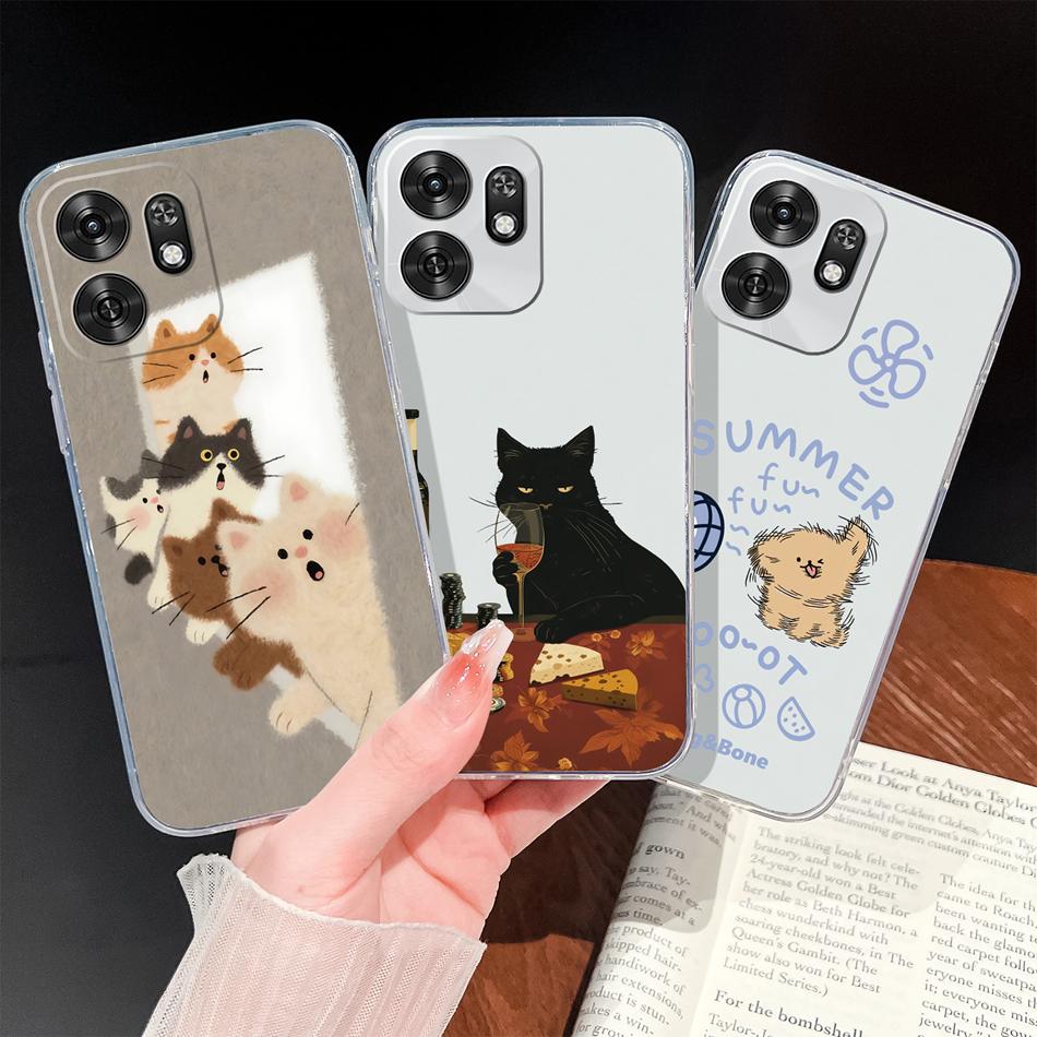 Phone Case For Honor Play 60A 5G Case Little Pig Phone Cover For Honor Play60A Soft Transparent Silicone Anti Drop TPU Slim Capa