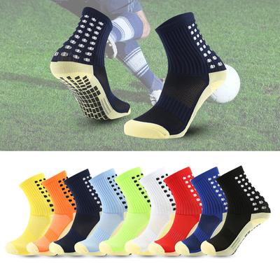 Professional Sports Football Socks, Sole Dispensing Non-Slip Socks, Towel Bottom Thickened Buffer, Men'S And Women'S Medium Tube Socks