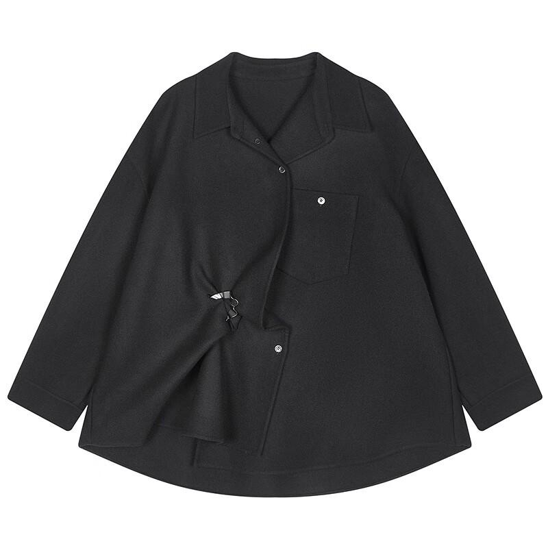 JNBY 2025 Winter Loose Fit Wool Coat