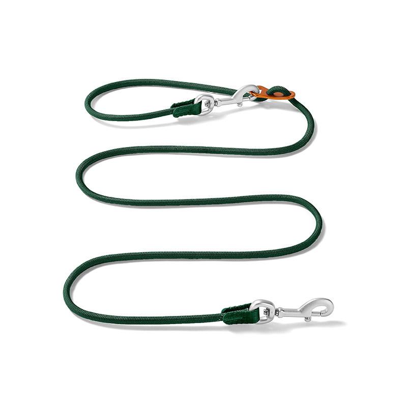 Freihändige Hundeleine Crossbody-Hüftleine Multifunktionale Doppelhaken-Nylon-Verstellbare Leine zum Spazierengehen und Laufen für Welpen, kleine und mittelgroße Hunde (as the picture,2.3m-7.5ft)