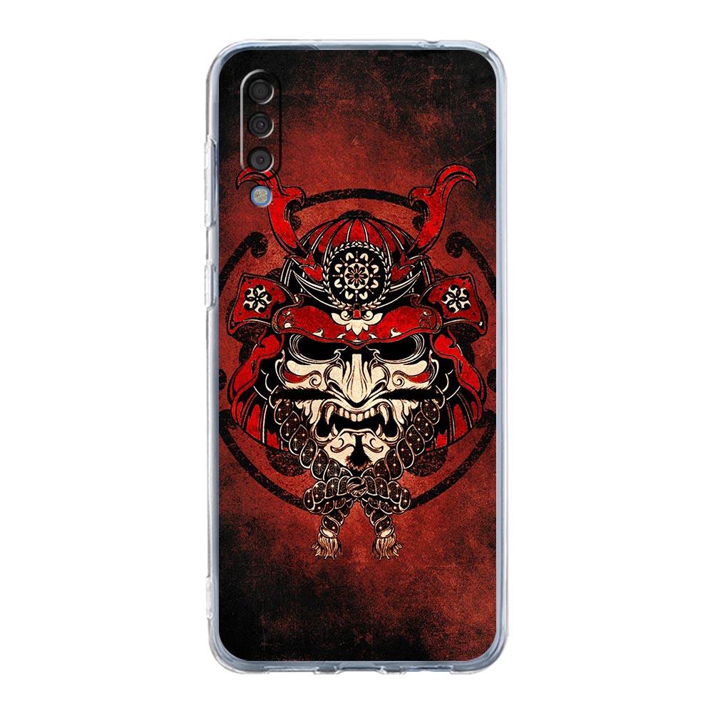 Case For Samsung A14 A50 A70 A30 A40 A20E A10 A10S A20S A02S A04S A12 A22 A32 A34 A42 A52 5G A54 Japanese Bushido Samurai Cover
