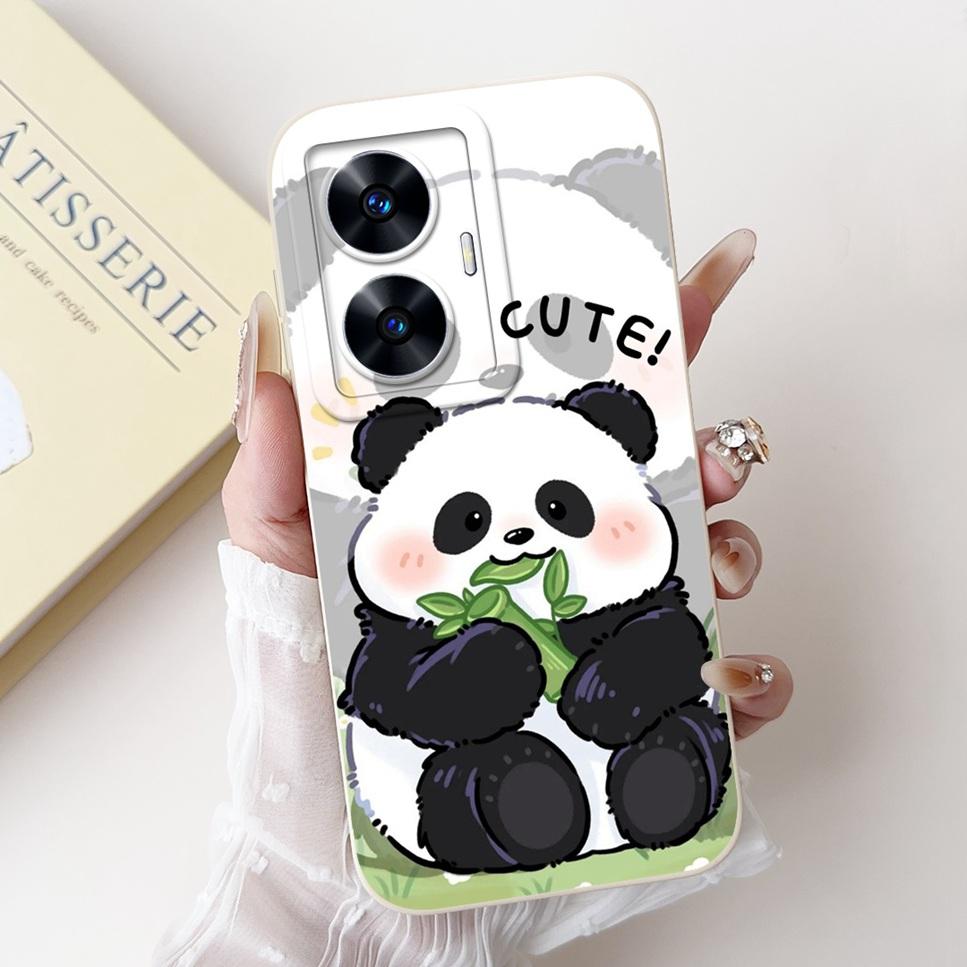 For Realme C55 6.72" Case New Cute Cartoon Print Soft Silicone Shockproof Cover For Oppo Realme C55 RMX3710 Bumper Phone Case