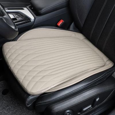 Almofada de carro respirável de couro de luxo comercial antiderrapante veículo esponja alta universal almofada de rebote suporte capa