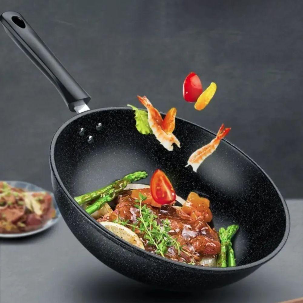 Non-Stick Frying Pan Universal Skillet Multifunctional Wok  Steak