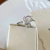 French Retro Blue Butterfly Ring Design Sense Temperament Personality Simple Cold Sense Versatile Ring