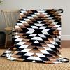 Geometric Chevron Pattern Blanket Patterned Blanket, Flannel, Suitable for All Seasons, Home Decor, Warm and Cozy