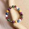 Chakra Reiki Hälsosten Armband Yoga Balans Energi Pärlor Vulkasten Smycken Armring Kvinnor Män