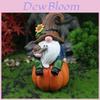 Dwarf Figurine Resin Craft For Garden Micro Landscape With Pumpkin Harvest Decor For Holiday Gift