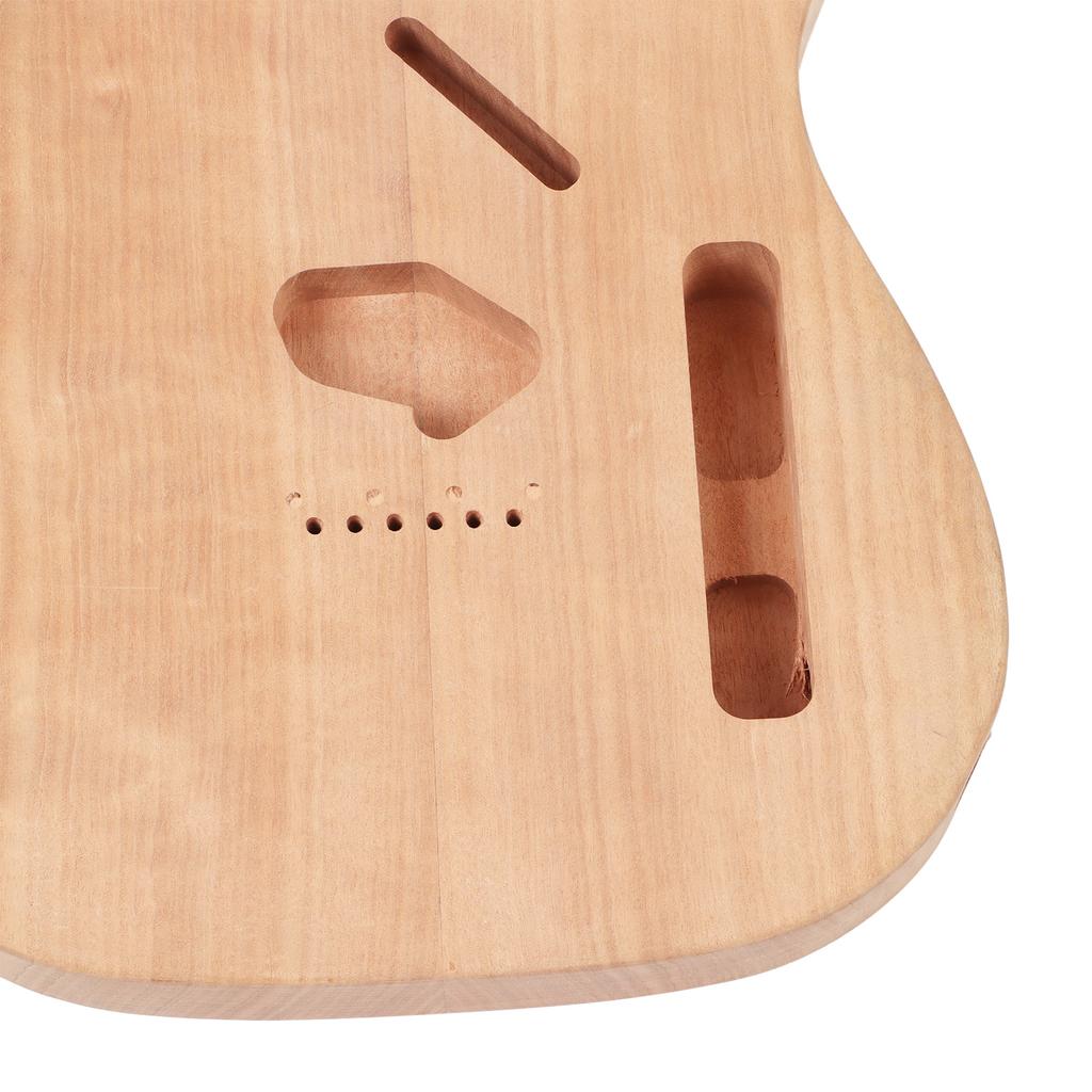 Unfinished Electric Guitar Barrel Mahogany DIY Professional Electric Guitar Body Replacement Blank GSB10