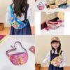 Cute And Stylish Cartoon Print Chest Bag For Kids In Blue Purple Yellow And Pink Colors