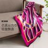 Spring and Summer New Printed Scarf 90cm Large Square Scarf, Colored Pattern Twill Silk Scarf, Indonesian Ethnic Headscarf