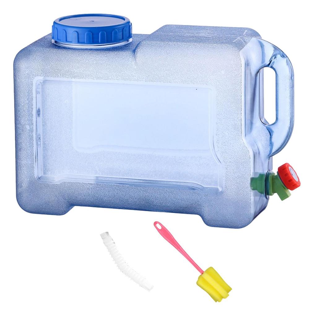 Portable Water Container Water Bottle Carrier with Faucet, 8L Water Storage Jug