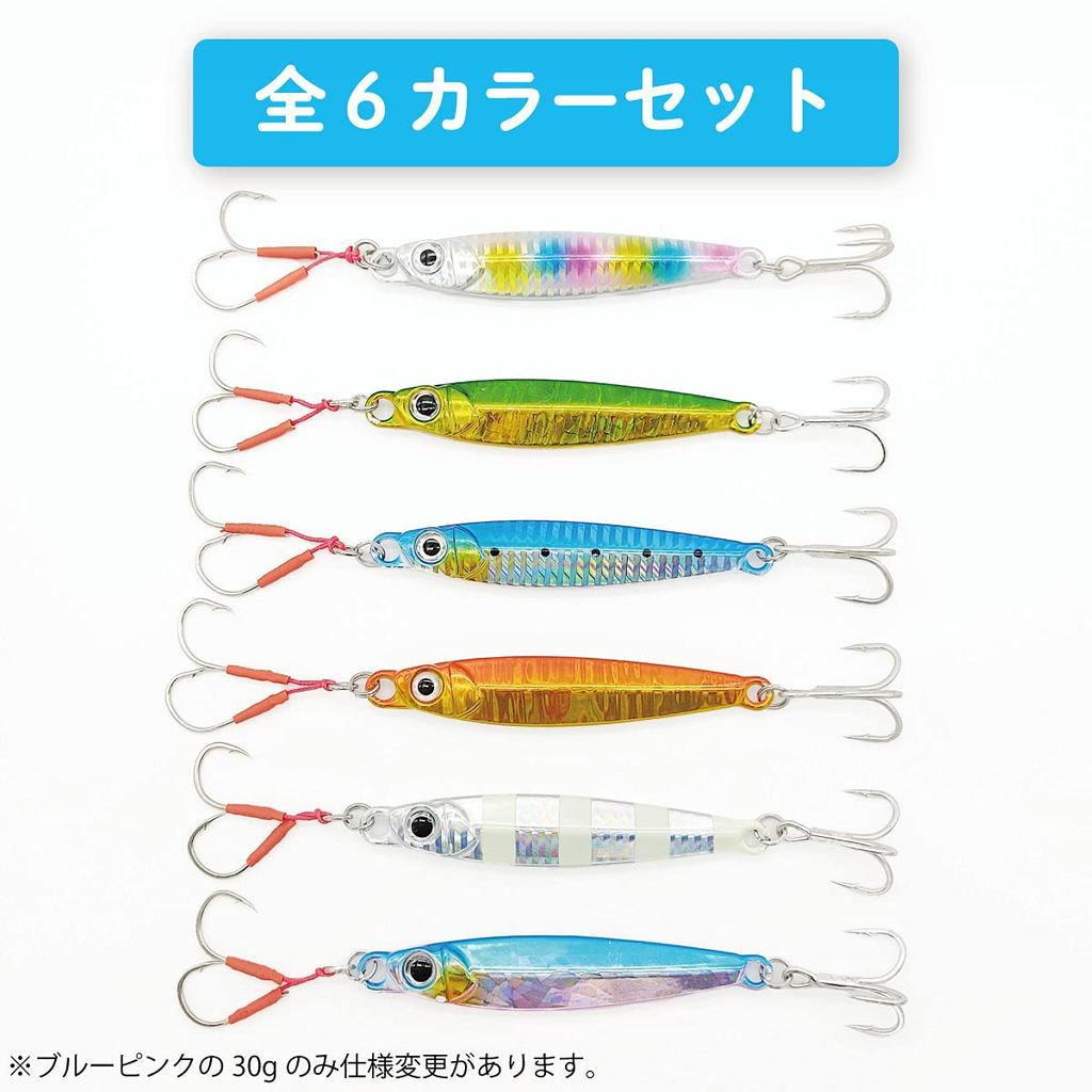 Orurudo Fishing Tackle Tungsten Jig Tangled B 3 Colors Equipped with W Assist Hook Orurudo Tungsten Jig qb100200y05n0 (Set B) (60g)