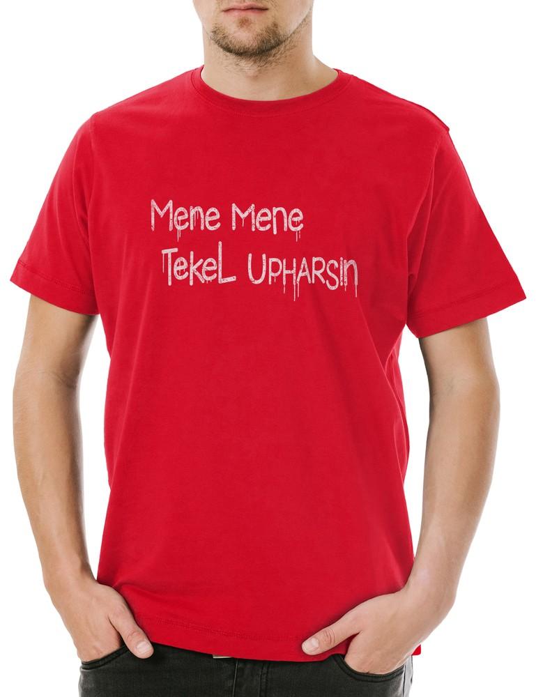 

Mene Mene Tekel Upharsin Mens T-Shirt West The Road Sign Society Logo New Ham 2XL
