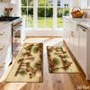 1Pcs Anti Fatigue Kitchen Rugs Vintage Kitchen Art Print Waterproof Non Slip Thick Cushioned Mat