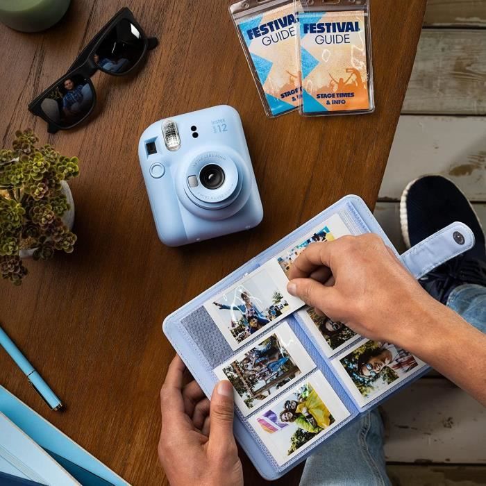 Album Photo - FUJIFILM - Instax Mini 12 - Mint-green - 108 Photos - Cuir Toucher