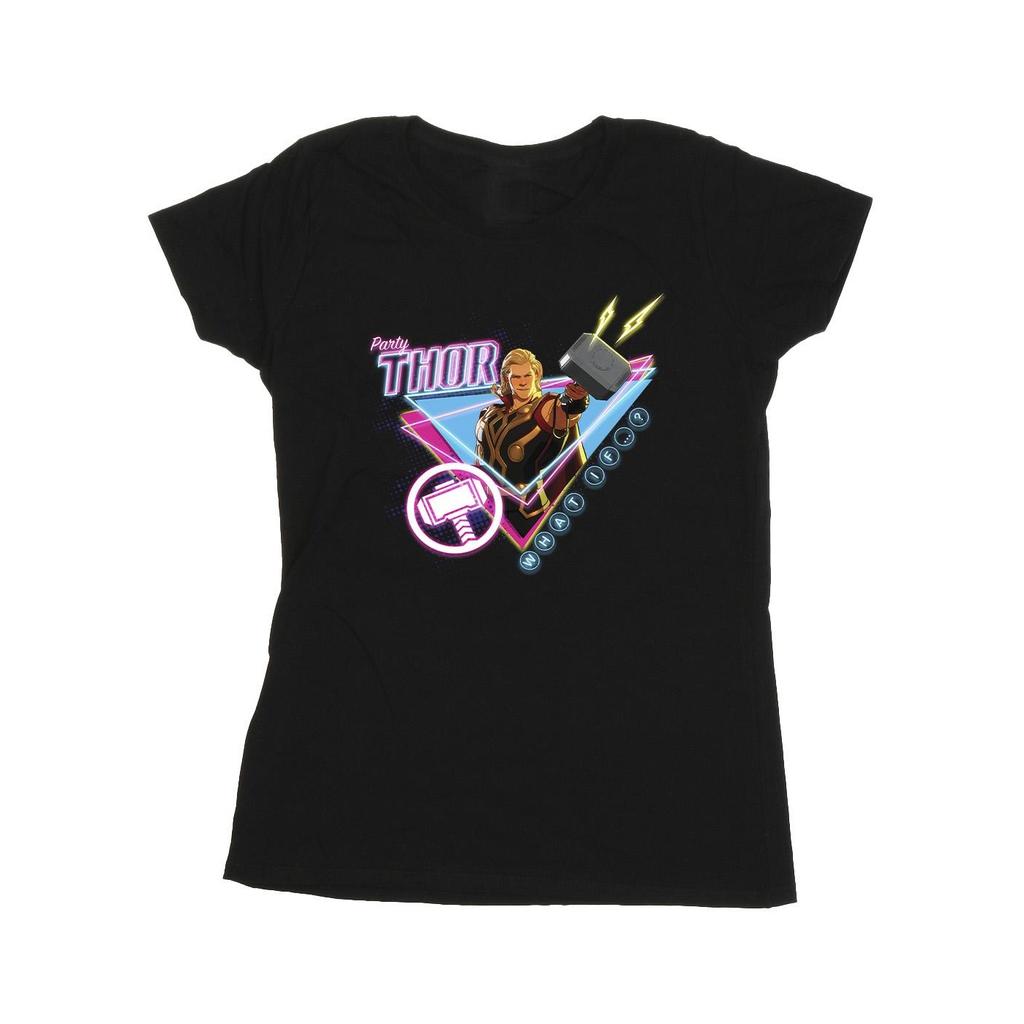 Marvel Womens/Ladies What If Party Thor Alt Cotton T-Shirt