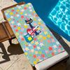 P-Pete The Cat-S Towel Microfiber Beach Towel, Quick-Dry, Sand-Free, Ultra-Fine Fiber, Super Soft.
