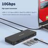 USB-C Docking Station: Dual DP/HDMI, Quad-Screen Display, USB 3.1 Splitter, Ethernet Port, Laptop Expansion Dock