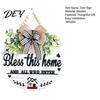 Decorative Signs for Living Room Welcome Sign Front Door Porch, Round Wooden Hanging Porch Plaque, Rustic Farmhouse Hanger, Thoughtful Gifts Neighbors