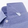 Official Formal Pure Cotton Iron Free  Square Collar Business Men Plaid Shirts Long Sleeve Anti Wrinkle