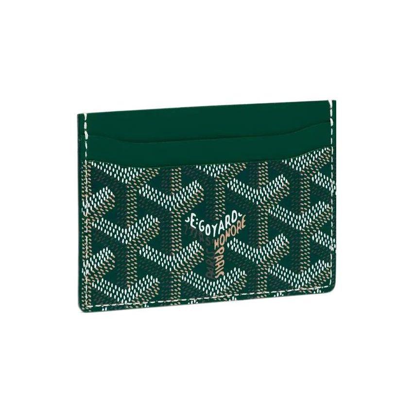 Goyard Saint-Sulpice Geometric Pattern Printed Color Block Canvas And Calfskin Card Holder Unisex Card Holder Color-1 Color-2 Color-3 STSULPPMLTY