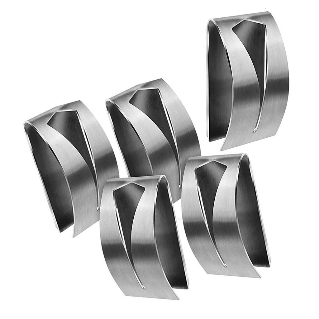 5pack Strong Grip Towel Hook Reusables Towel Holder Wall Mount Towel Rack For Kitchen Bathroom Home Accessories
