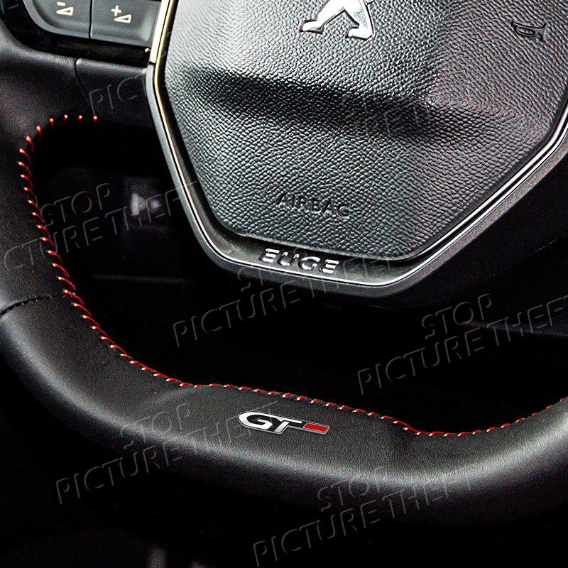 GT Logó Peugeot GT Line RCZ 2008 508 208 5008 3008 4008-hoz 3D Fém Jelvény Matrica Autó Kormánykerék Embléma Matrica Tartozékok