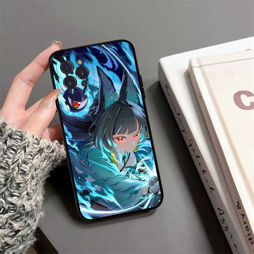 Klassische Mädchen H-Hoshimi Miyabi Handyhülle Für Iphone 17 16 15 16e 14 13 12 11 Pro Max Plus Hülle Cover Coque
