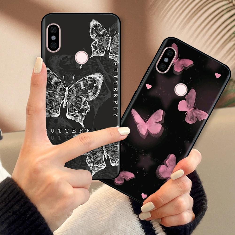 Luxury Case For Redmi Note 5 Pro Patterned Full Protection Soft Liquid Silicone Cartoon Cover For Xiaomi Redmi Note 5 Pro Note5