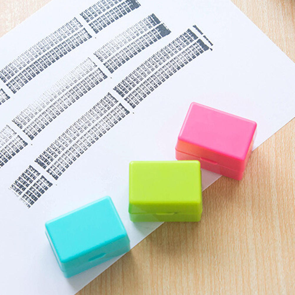 Důvěrná pečeť Zabezpečení Skrýt ID zkomolené Samonabarvovací razítko Ochrana před krádeží identity Stick Důvěrná pečeť