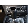 Black Wood Grain Inner Gear Shift Knob Cover Trim For Mercedes-Benz GLK 2009-15