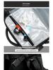 Men's Expandable Waterproof Business Travel Backpack, Large Capacity, Oxford Cloth, for Laptops.
