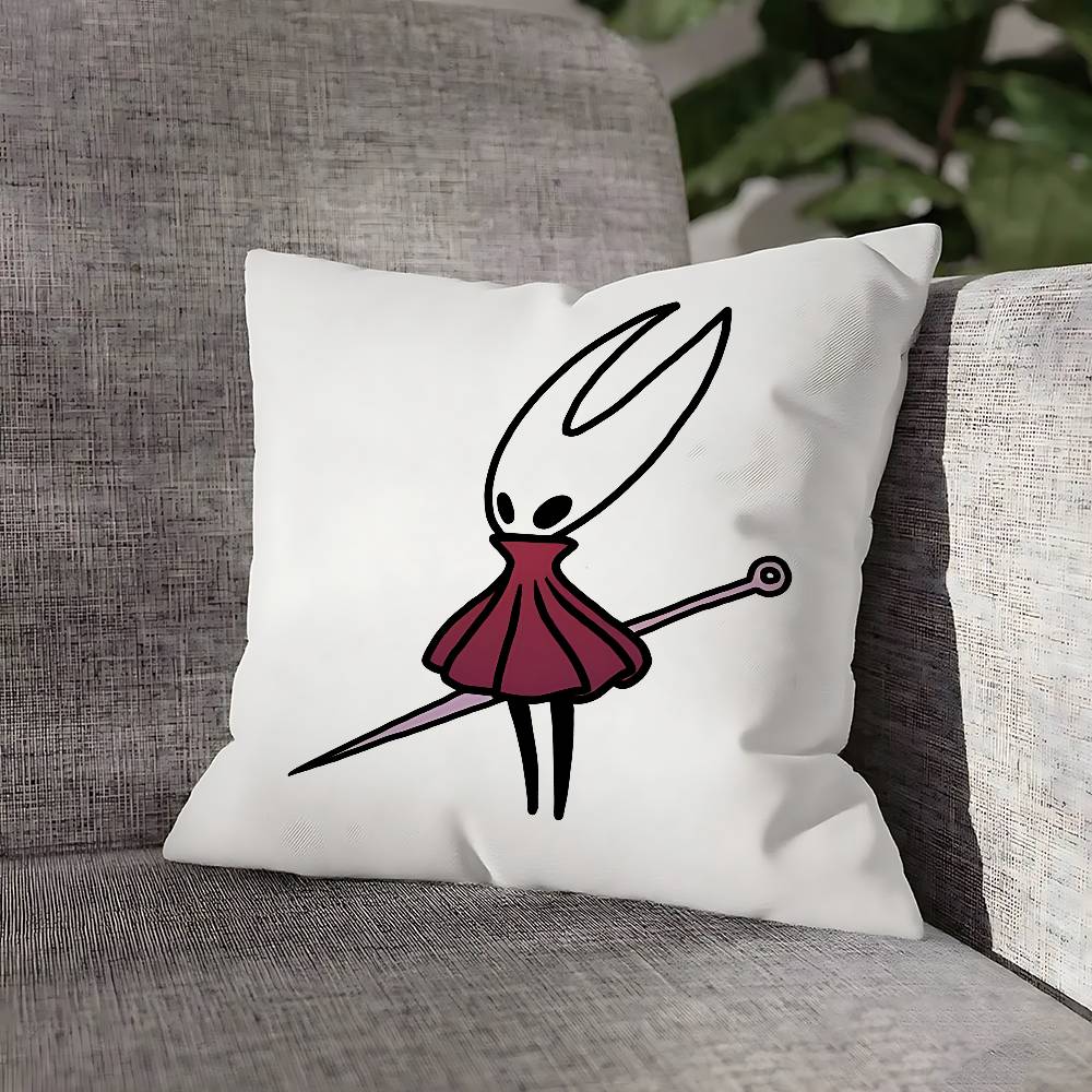H-Hollow K-Knight Cute Icon Pillow Case For Sofa Decor Car Office Room Printing Cushion Cover Decorations and Protector