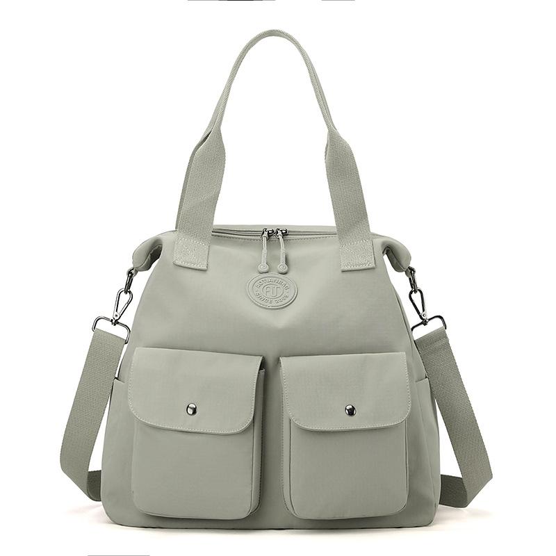 

Женская сумка-тоут большой вместимости, сумка через плечо, сумка-хобо, многосекционная сумка на плечо бежевый