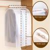 1 Piece Clothes Dust Cover Wardrobe Hanging Window Dustcover Clothing Covers Cloth Household Clothing Cover Hanging Clothes Bag