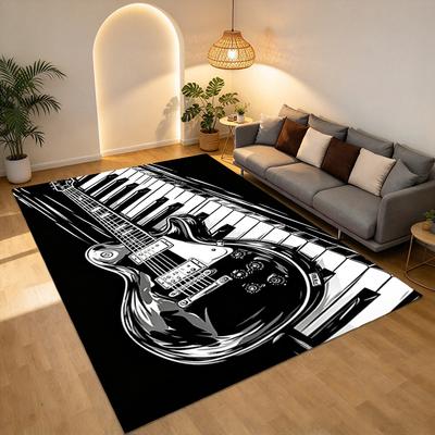 Music Fusion Living Room Nonslip Area Rug Soft Carpet For Bedroom Game Playroom Sofa Office Home Decor Doormat Christmas Gift C92637