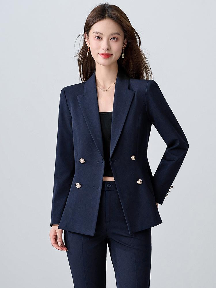 Set Costum Profesional de Înaltă Calitate pentru Femei pentru Recepționiste, Profesori și Personal de Salon - Slim Fit și la Modă