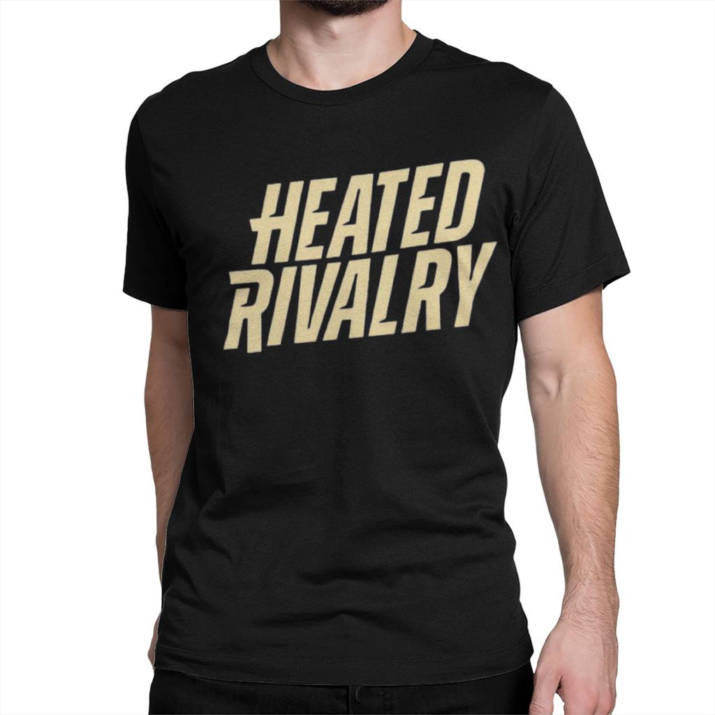 Men Womens TShirts Heated Rivalry Logo Fun Cotton Tee Shirt Short Sleeve T Shirts O Neck Tops Plus Size
