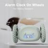 Clocky Super Loud Alarm Clock for Wheel Easy To Super Smart Snooze Digital Bed Shaker Alarm Funny Gift for and Bedrooms Sleepers, Roll-Away Vibration,