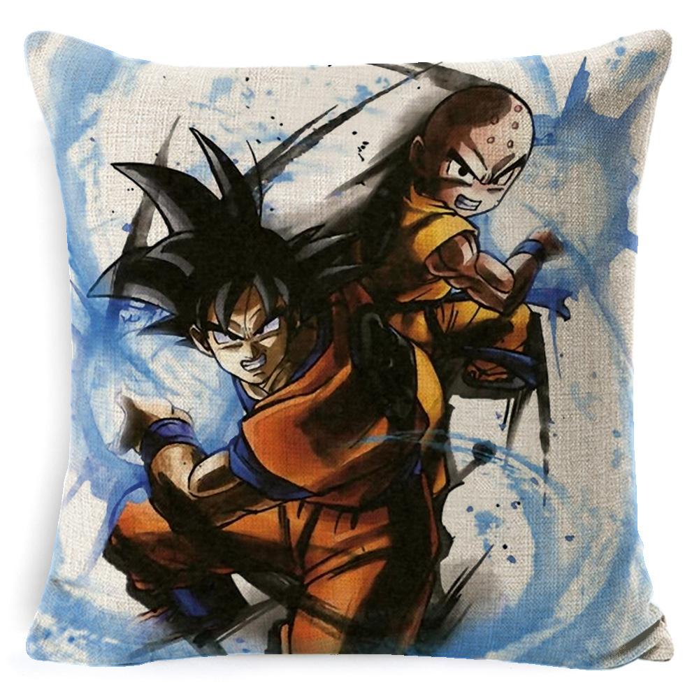 Kreslená Animace Dragon Ball Povlak na Polštář Lněný Super Měkký Polštář Domov Dragon Ball Anime Polštář